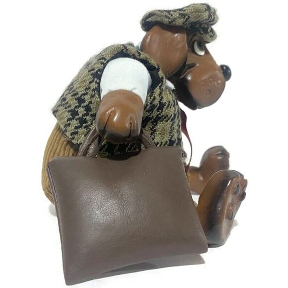 Russ Berrie's Top Dawg Beanbag Doll Kathleen Kelly Critter Factory Ceramic Face - Picture 7 of 11